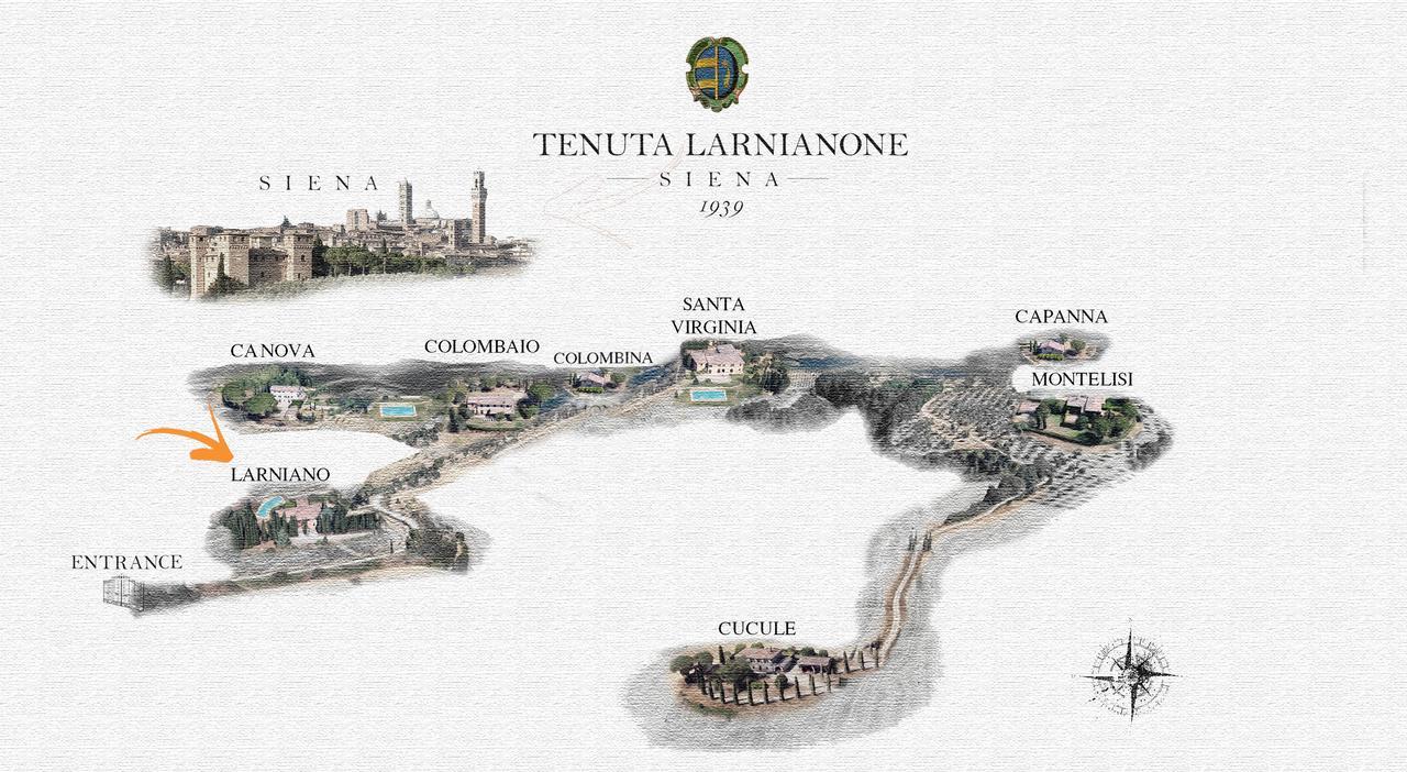 Villa Larniano سيينا المظهر الخارجي الصورة